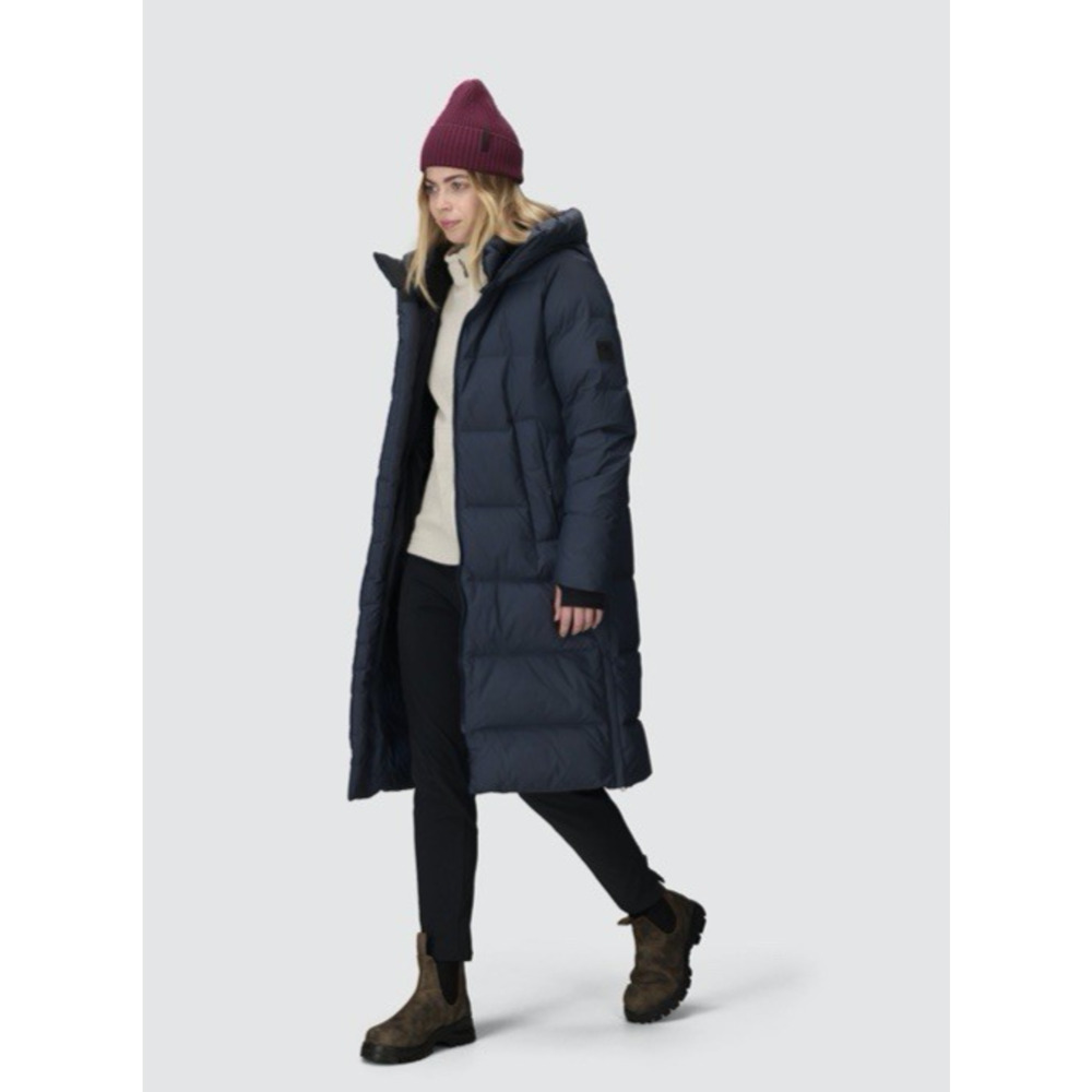 NWT Outdoor Research Coze Long Down Puffer Parka Hooded Coat Size L Black